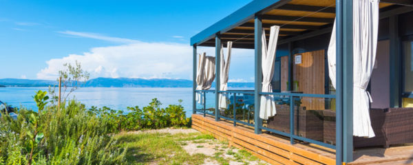 Camping en bord de mer